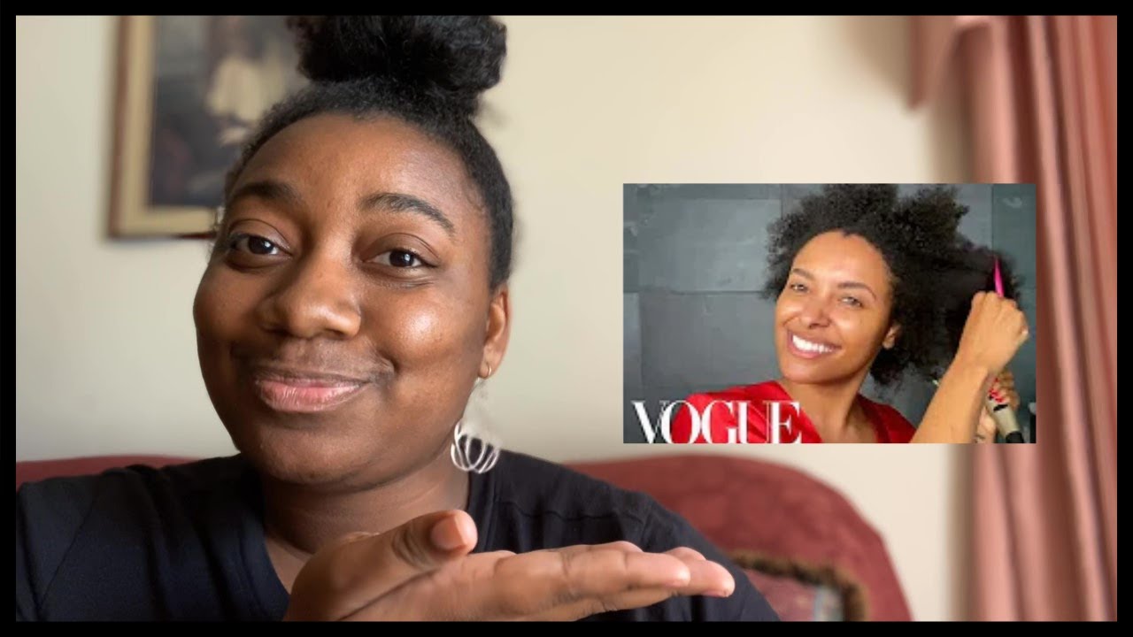 REACTION TO KAT GRAHAM'S NATURAL HAIR ROUTINE | Beauty Secrets | Vogue | CMi Reacts