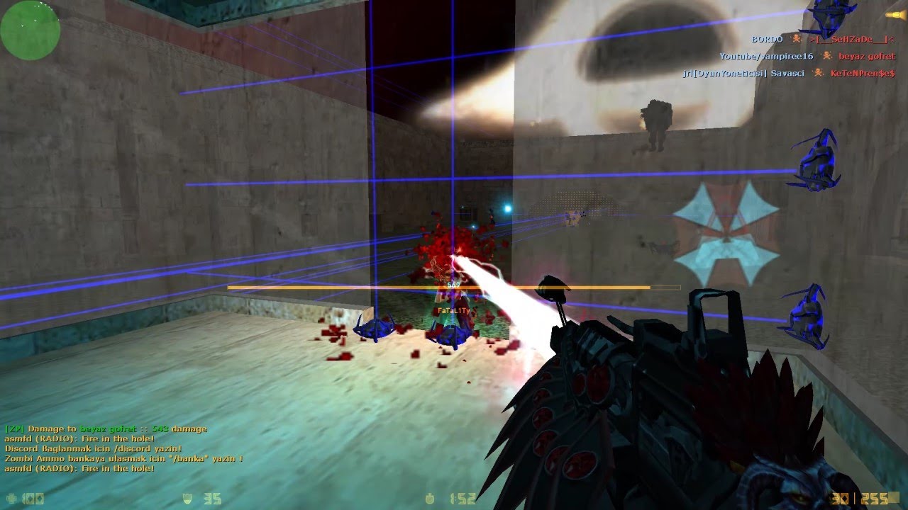 Cs 1.6 Zombie LaSer - zm_dust2_room