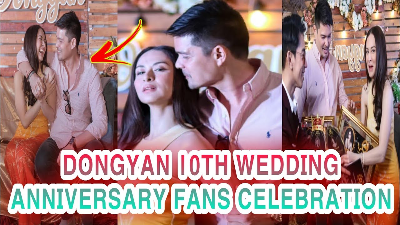 DONGYAN 10th year wedding anniversary fans celebration | MARIAN RIVERA