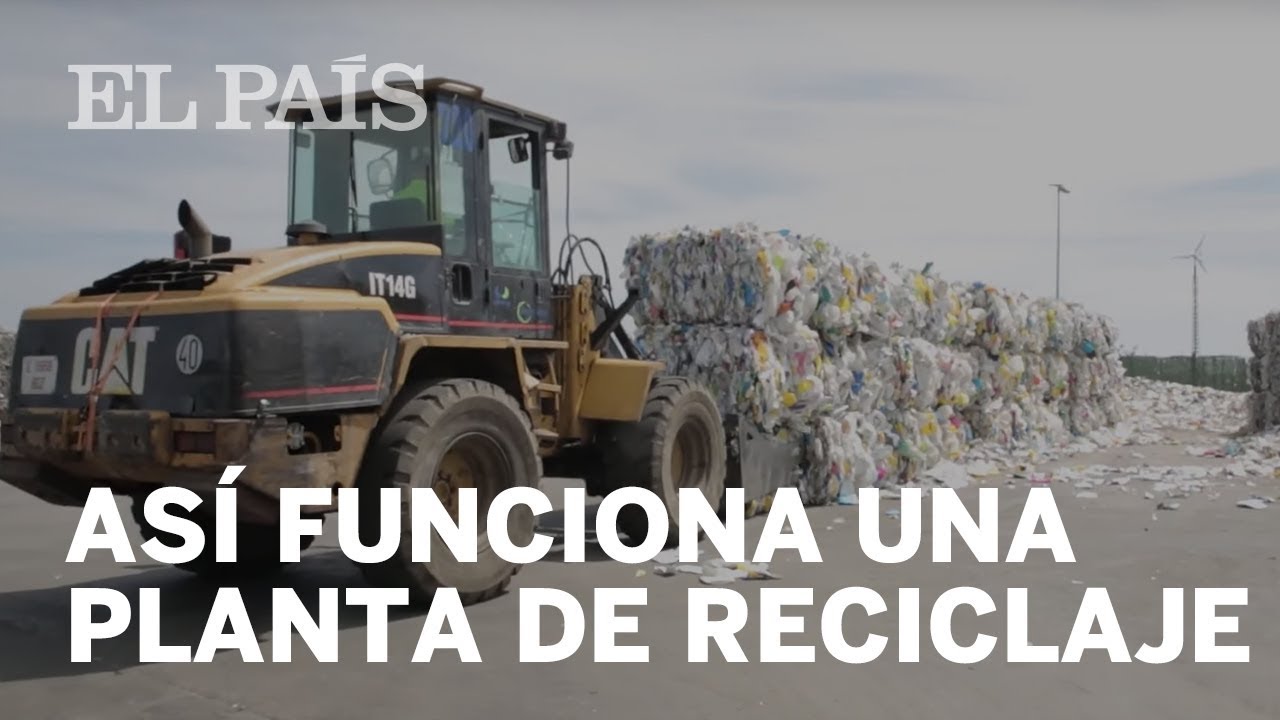 Aquí llegan los envases que tiras a la basura