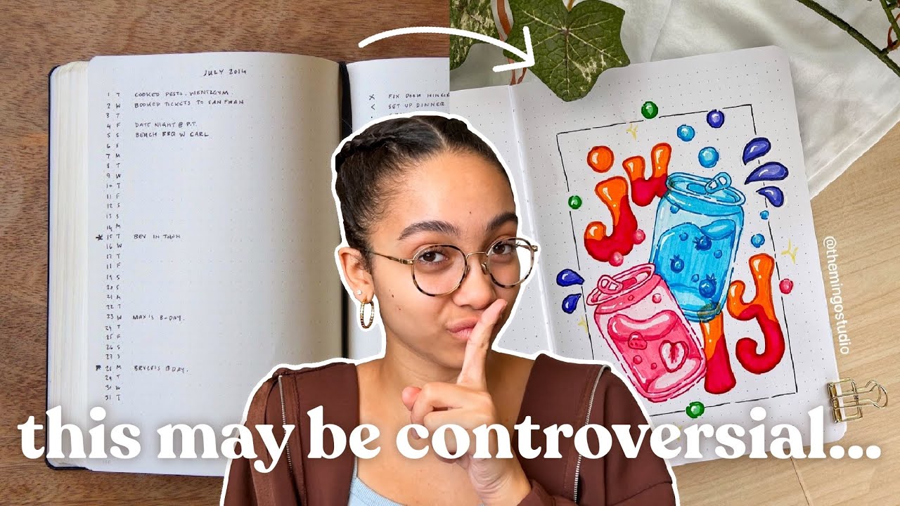 my HONEST OPINIONS on the Ryder Carroll bullet journaling method 🤐