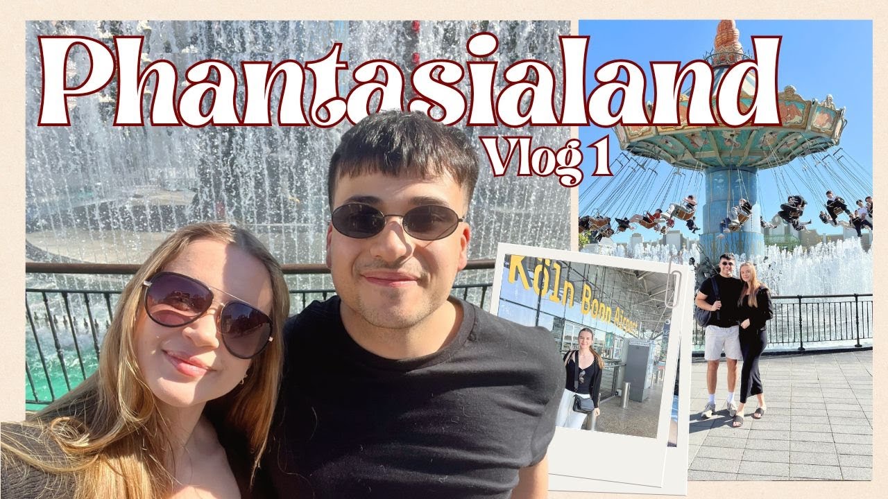 Phantasialand Vlog 🎢🎠 PART 1 | ✈️ From London Stansted, Exploring The Park & Best Rides | May 2025