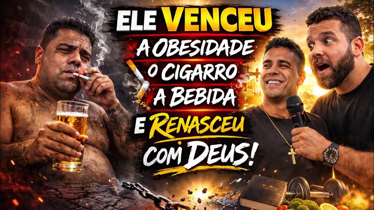 Rotina Vencedora✅ + Deus | Ele Venceu a Obesidade, o Cigarro e a Bebida.