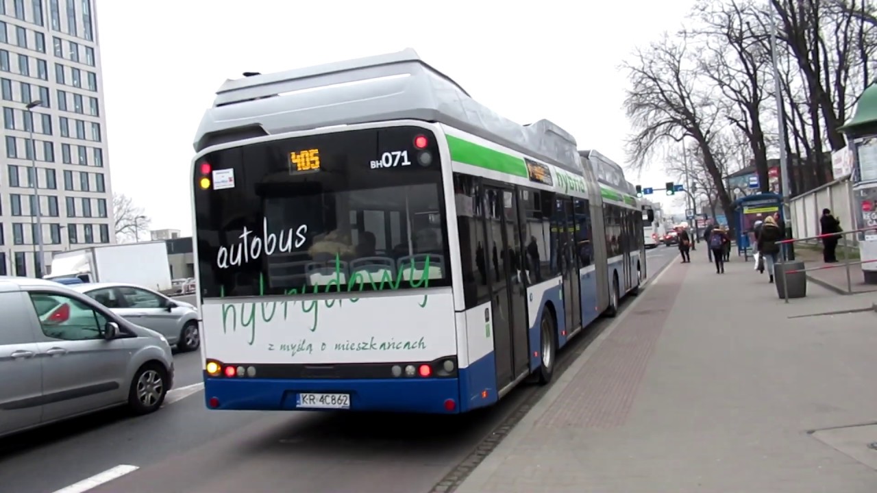 Solaris Urbino 18 III Hybrid - BH071 🚍 Linia 405 - MPK Kraków / kontrola biletów