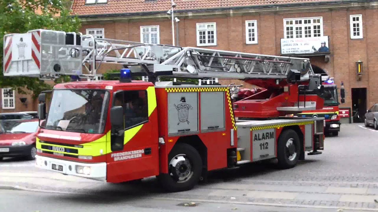 4x fire vehicles frederiksberg brandvæsen