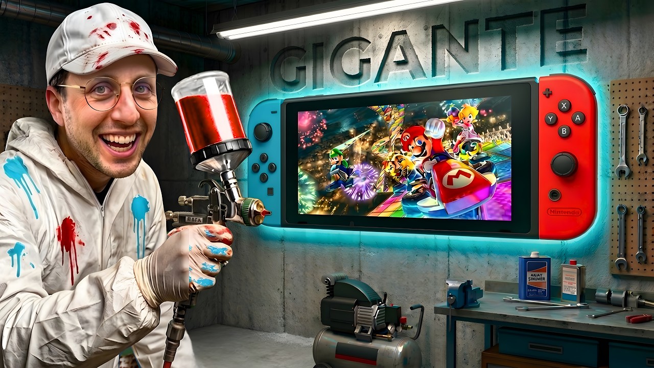 Ho speso 200€ per la Nintendo Switch PIÙ GRANDE al Mondo! #temu