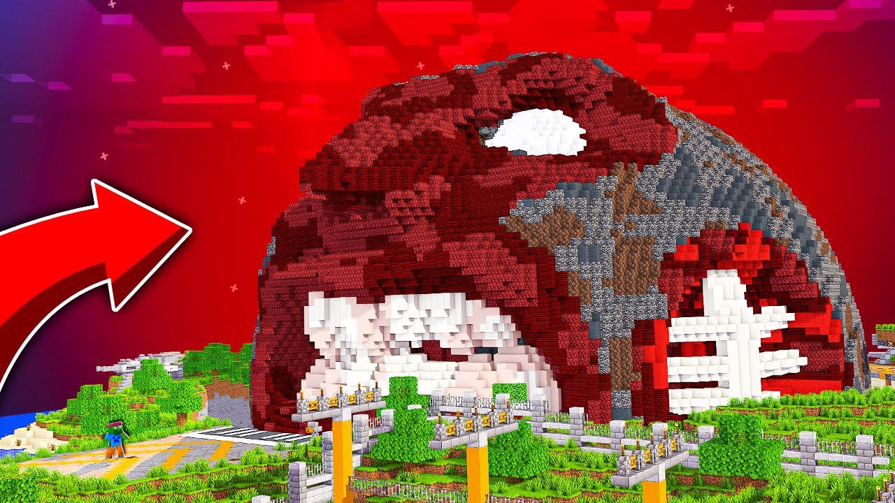 THE SCARY MOON PRÉHISTORIQUE SORT DE SON TROU MINECRAFT ! 🤯😰 Famille Diabolo