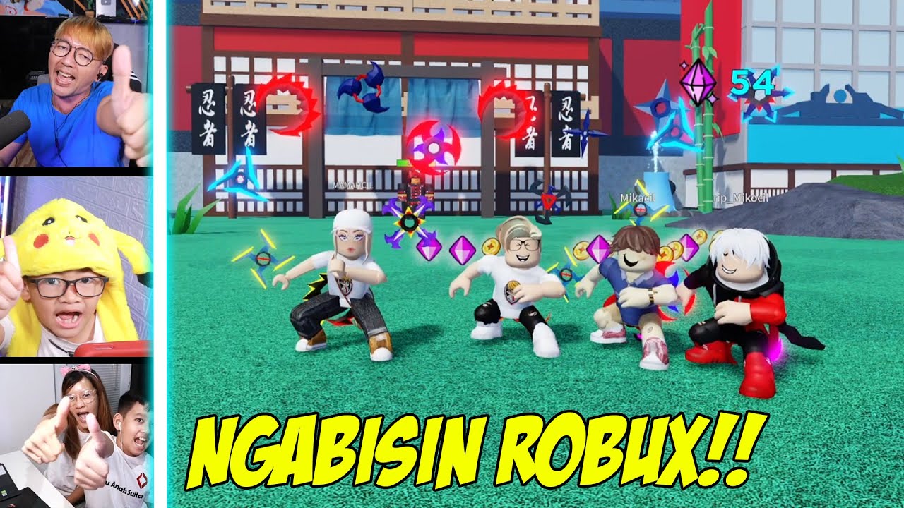 BANG CUPU TOPUP 10000 ROBUX UNTUK JADI NINJA KUAT!! 🤣🤣