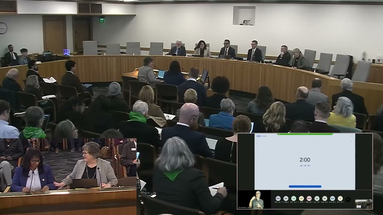 Senate Bill 1586 Testimony At The Oregon State Capitol - 02 16 26