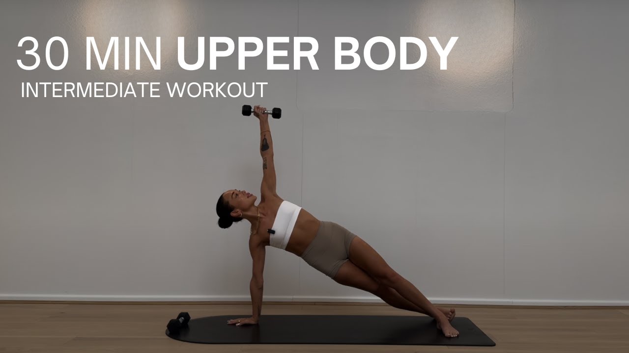 30 MINUTE WEIGHTED UPPER BODY PILATES WORKOUT | At Home Pilates Workout | Pilates Arms