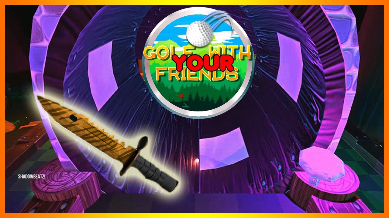 A HOLE IN ONE FOR A TIGER TOOTH KNIFE?!!! (Golf with YOUR Friends)