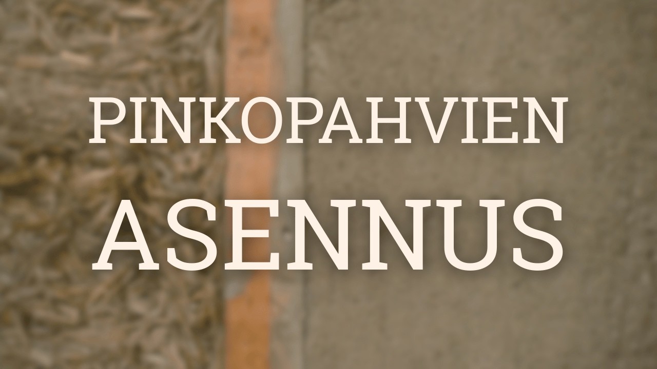 Pinkopahvien asennus osa 1: Taustatietoa