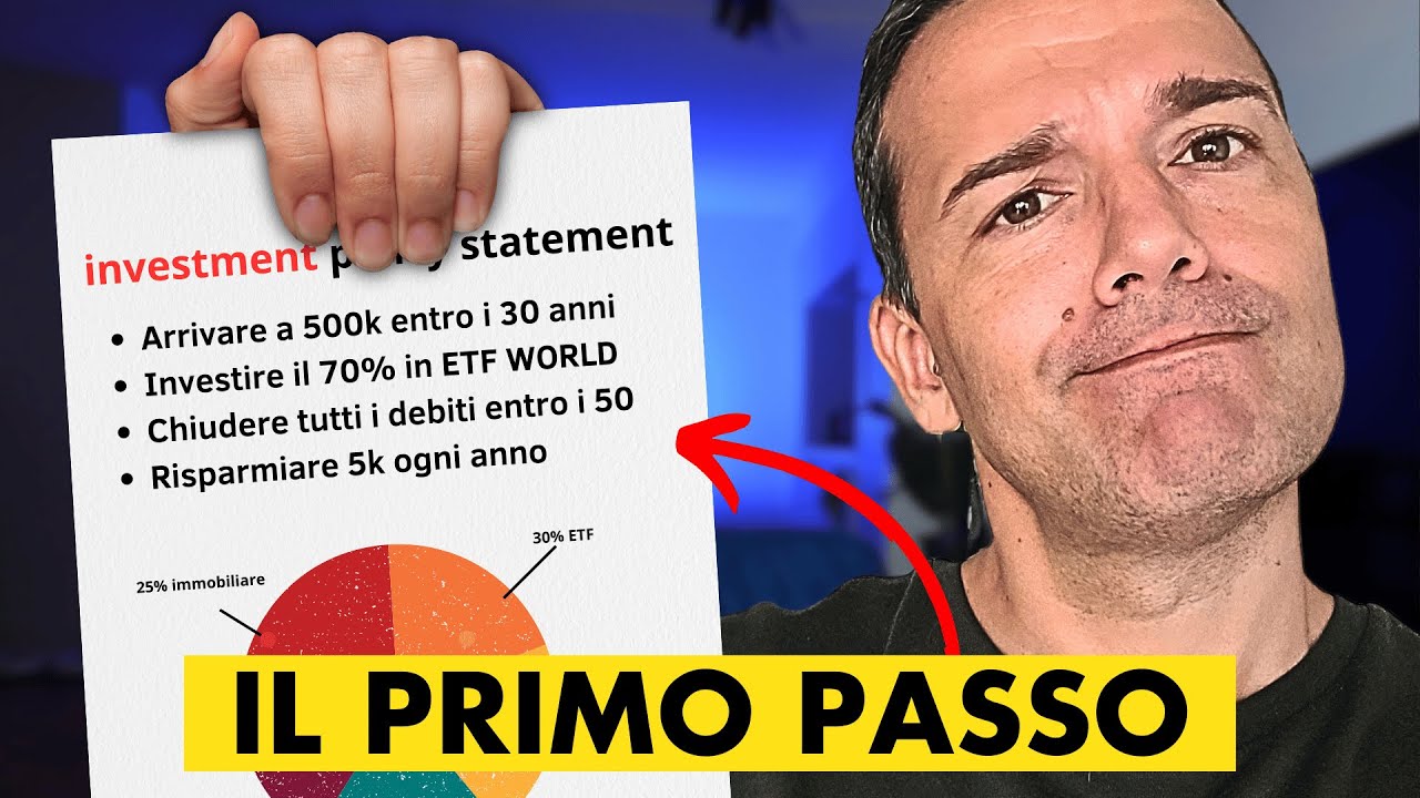 Come Scrivere il tuo PIANO FINANZIARIO e D'INVESTIMENTO