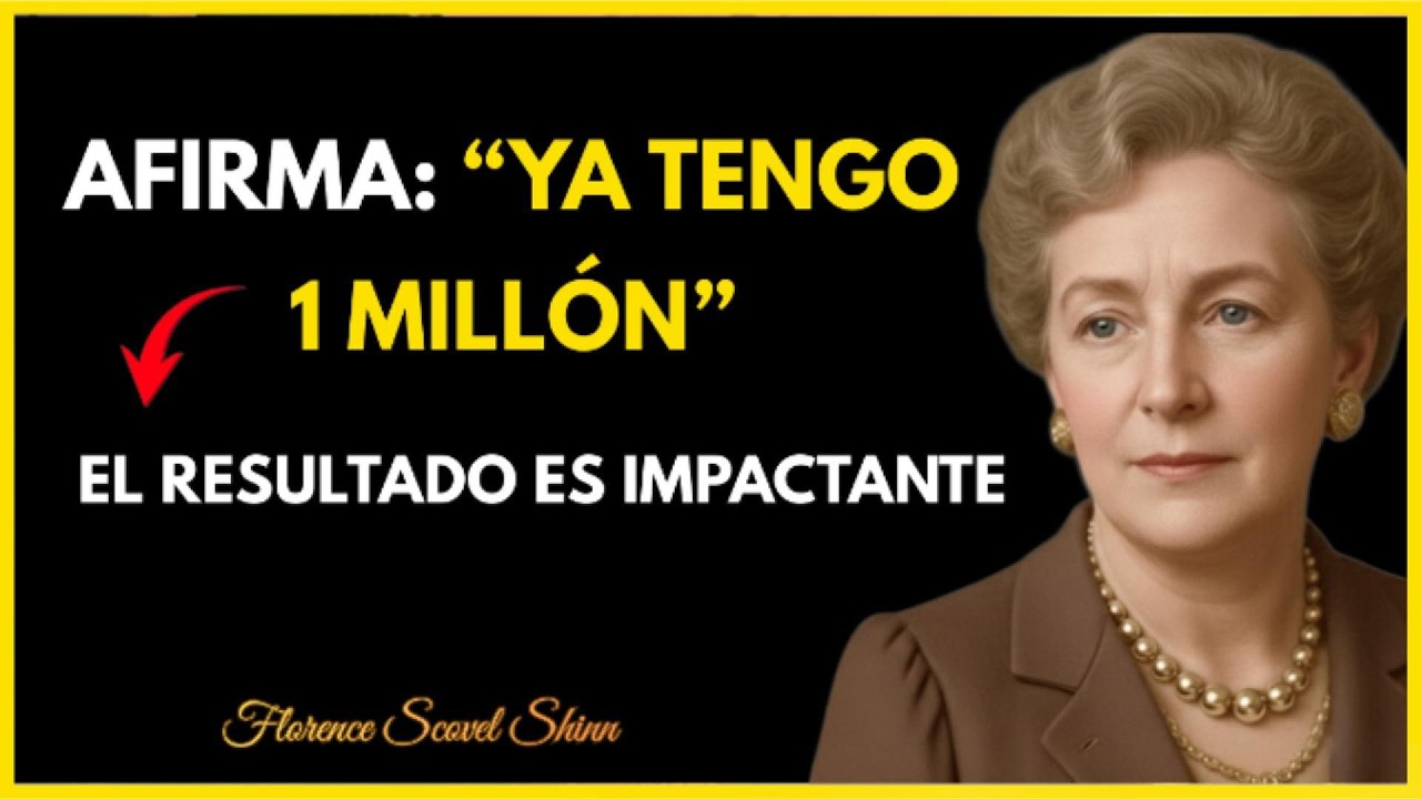 DECLARA “YA TENGO 1 MILLÓN” Y SIENTE QUE LA REALIDAD SE AJUSTA  | Florence Scovell Shinn