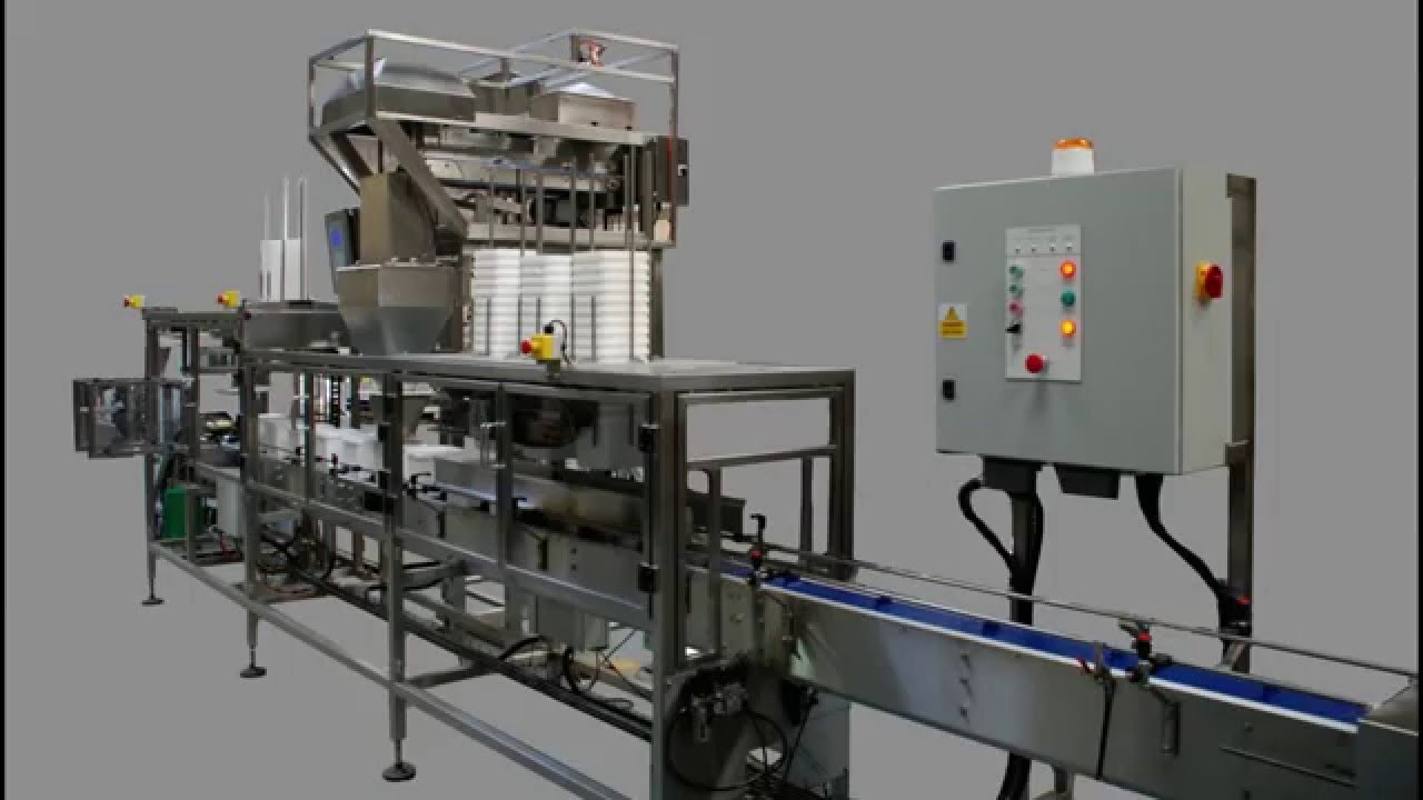 Cotswold CMW5000BF Triple Tub Denester, Filling and Pick / Place Lidding System