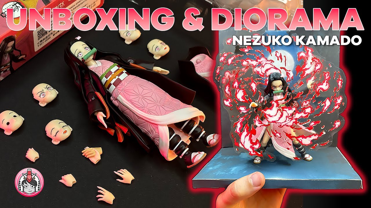 S.H.Figuarts Nezuko Kamado BLOOD DEMON ART DIORAMA | Speed Unboxing | ASMR | Kimetsu no Yaiba