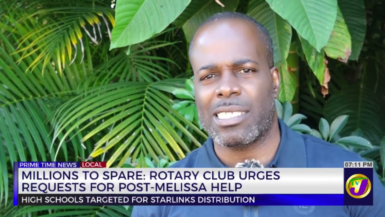 Millions to Spare: Rotary Club Urges Requests for Post-Melissa Help | TVJ News