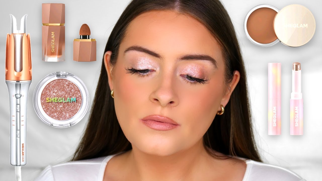 FACE OF NEW SHEGLAM MAKEUP ! VIRAL CRYSTAL JELLY GLAZE EYESHADOW STICKS