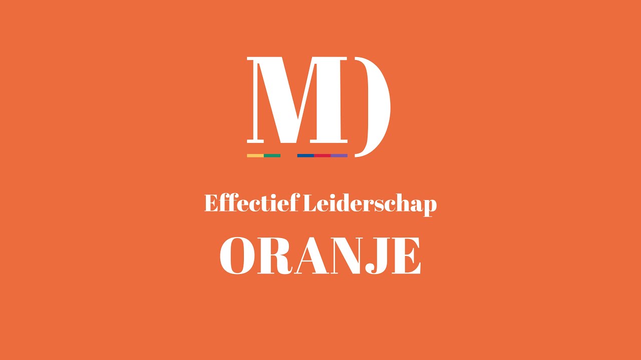 Hoe motiveer jij jouw mensen? Leiderschapsstijl Oranje - Effectief leiderschap