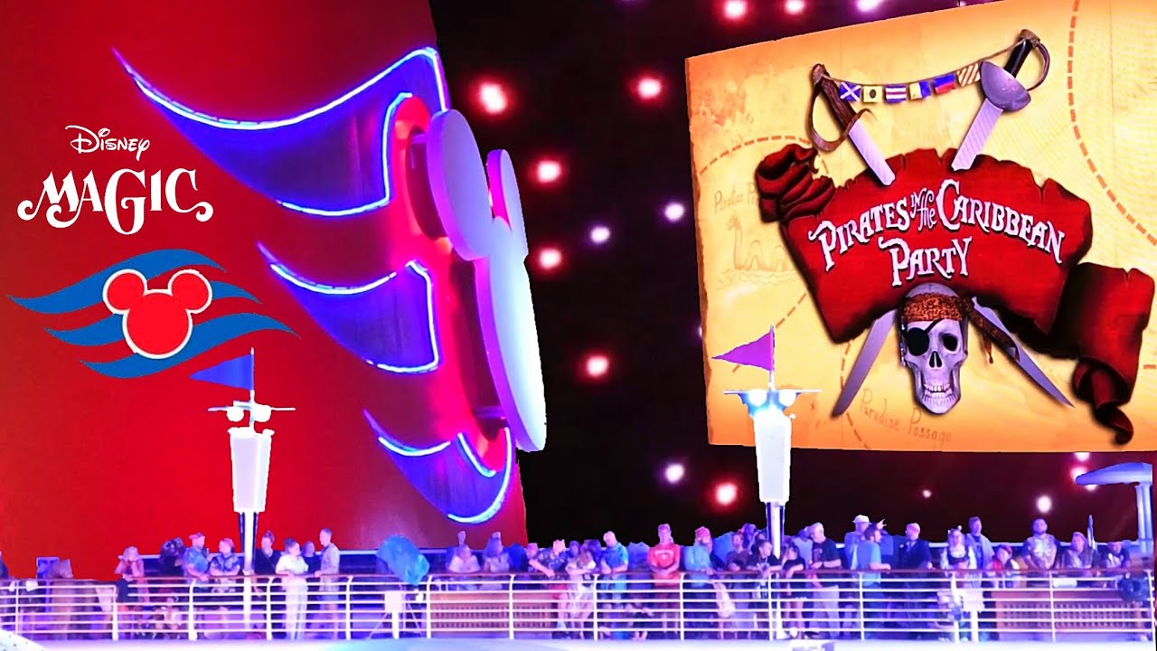 Full Pirate Night Party | Pirates of the Caribbean | Disney Magic | Cruise Line | 24th Aug 2025