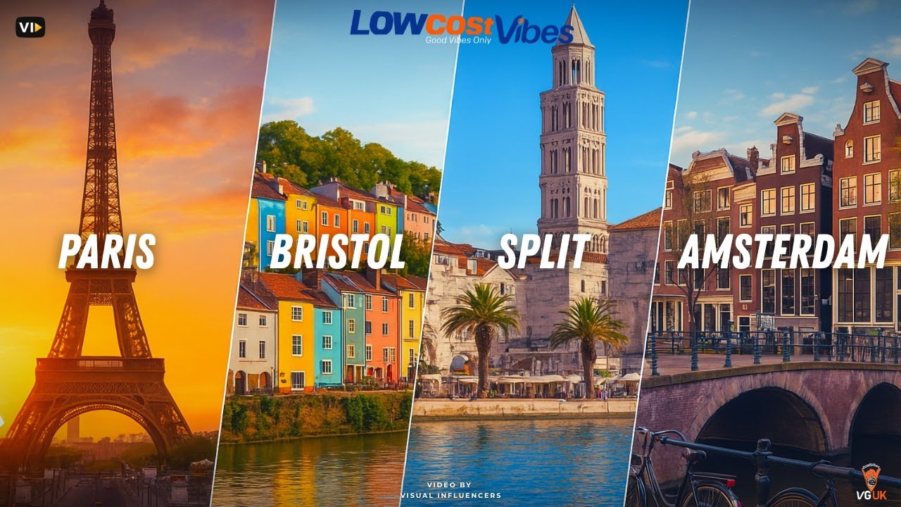 Paris, Bristol, Split & Amsterdam | Europe Adventures with Low Cost Vibes 🌍✈️