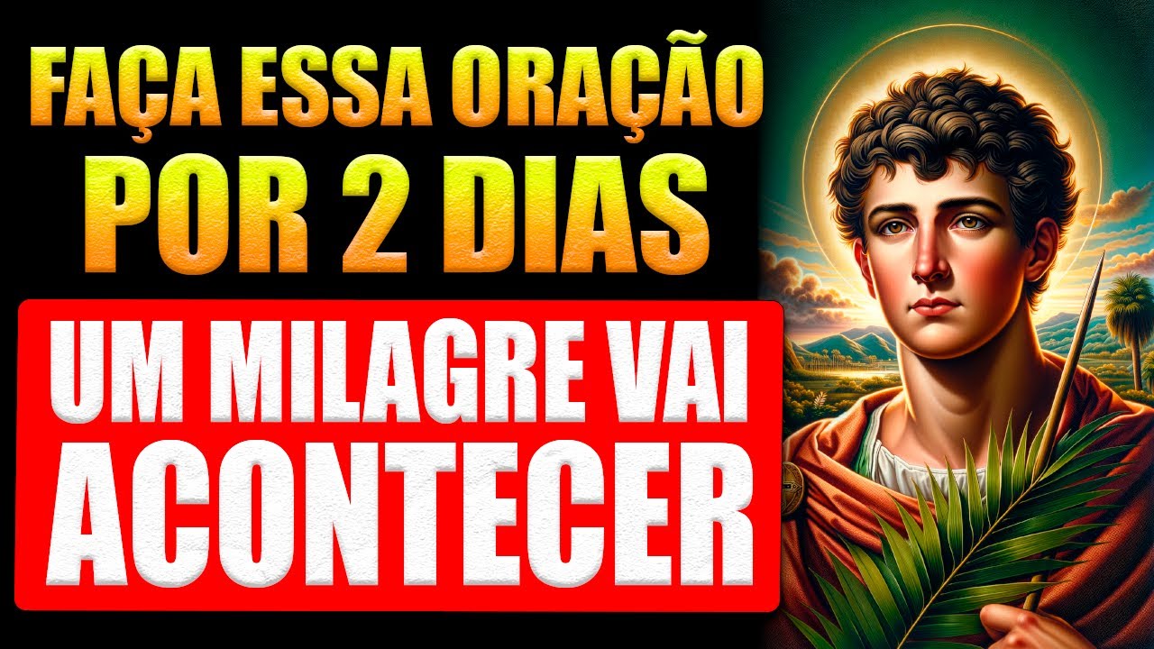 ORAÇÃO FORTE DO MILAGRE URGENTE A SANTO EXPEDITO - FAÇA E RECEBA AINDA HOJE FUNCIONA