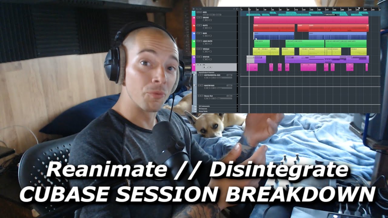 Enterprise Earth - Reanimate // Disintegrate - Cubase Session Breakdown