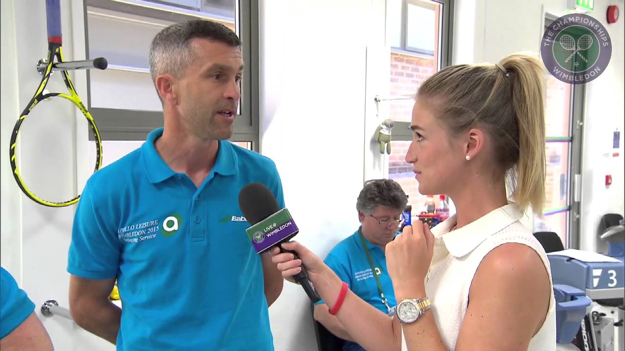 Live @ Wimbledon's Rachel Stringer meets the racket stringers