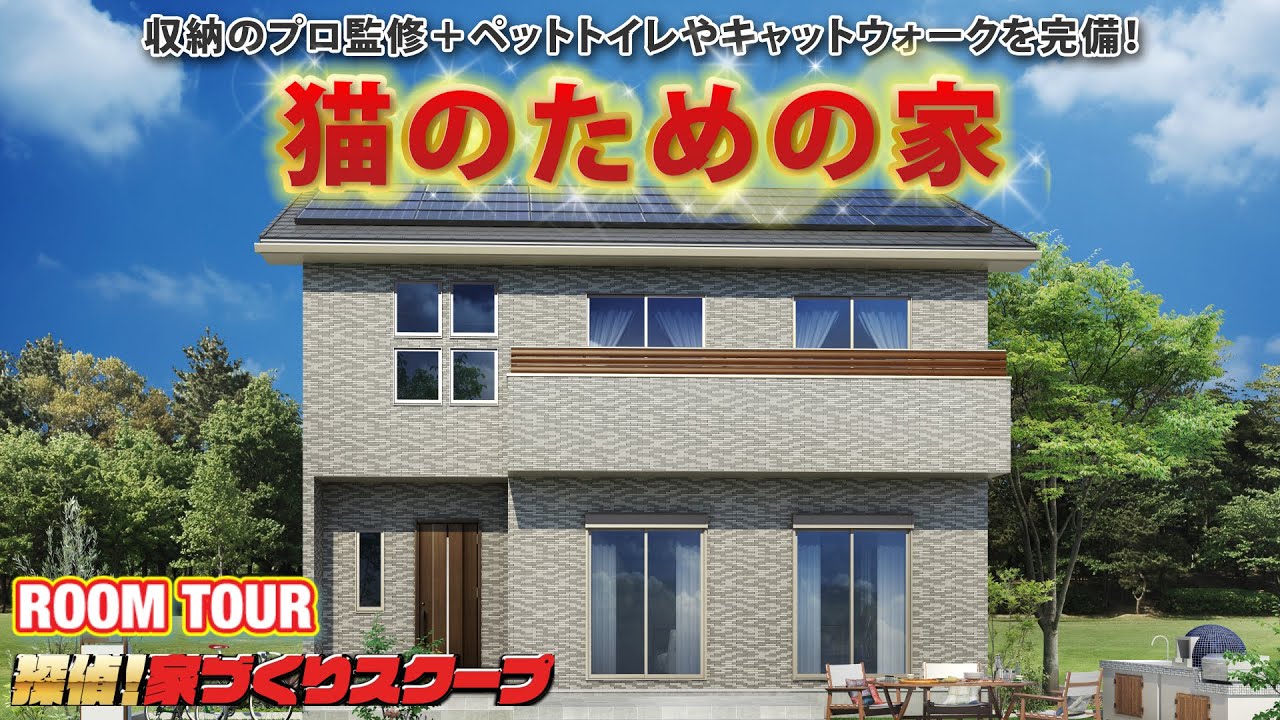 【ルームツアー】収納のプロ監修の猫のための37坪の家！ペットと暮らしてもキレイを保ちたい方必見！！そのまま真似れるお家をご紹介！