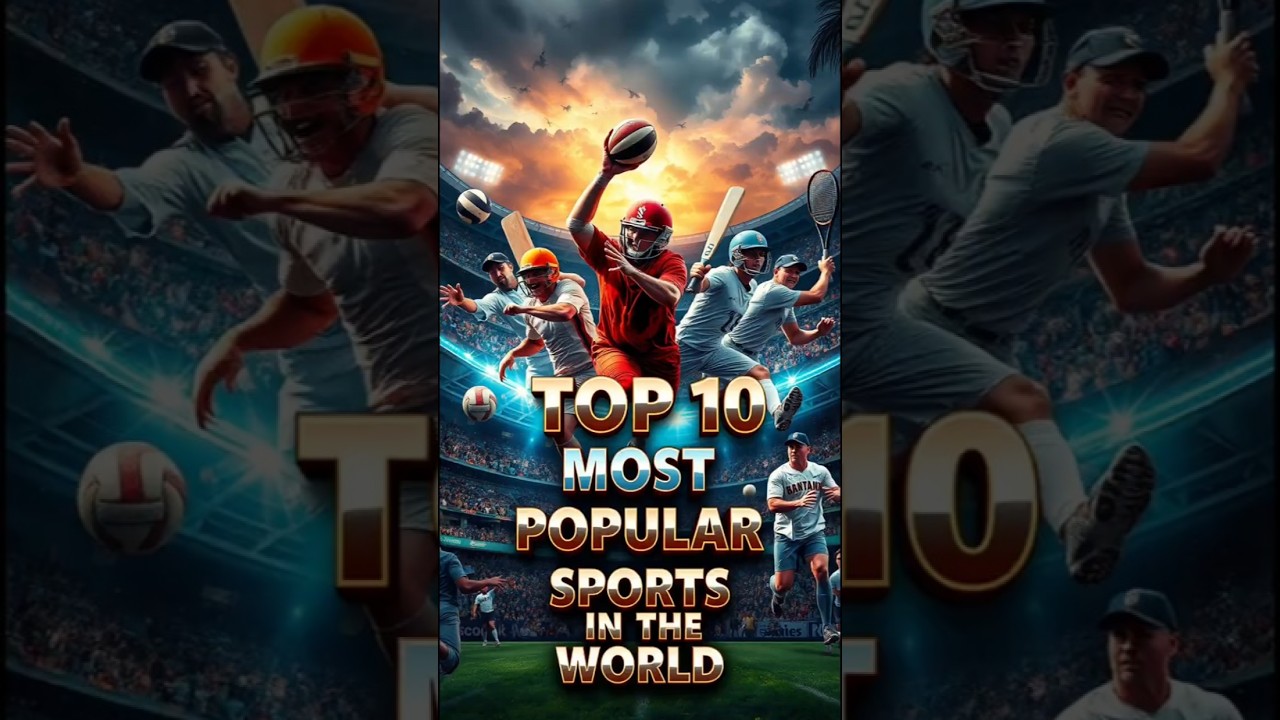 Top 10 Most Popular Sports in the World | Most Watched Sports Ranked! | most popular sports #top10