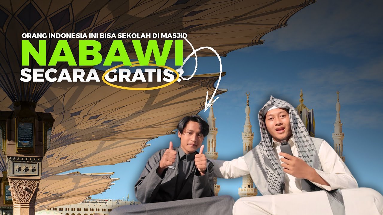 SEKOLAH DI MASJID NABAWI GRATIS, KOK BISA😱 
