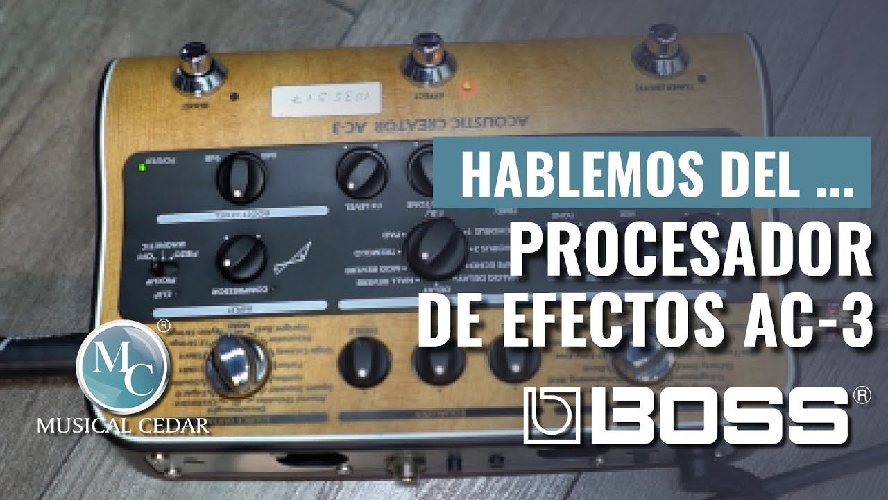 Hablemos del procesador de efectos Zoom AC-3 con Cristhian Herrera
