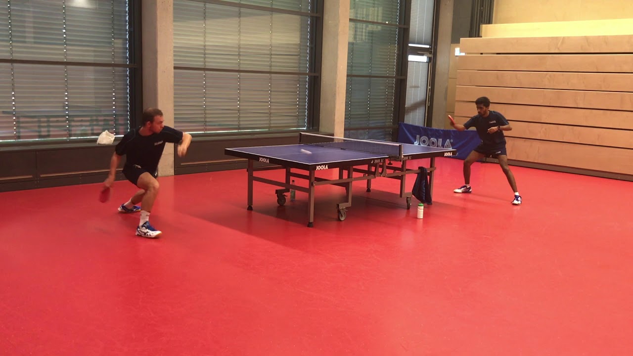Training mit Sathiyan Gnanasekaran (WR 24)