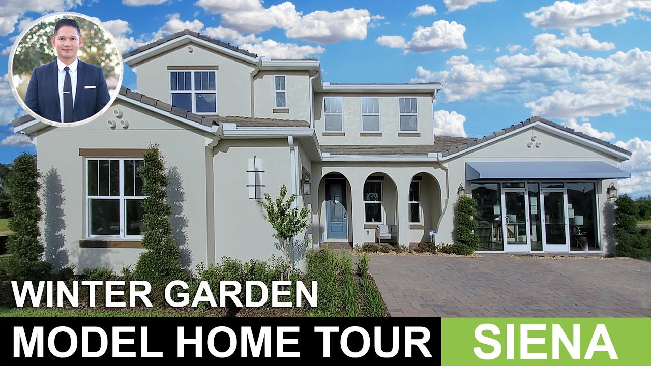 Winter Garden Model Tour | Siena Model | 5BD, 4.5BA, 3C, 3,615sf | Orlando Home Finders