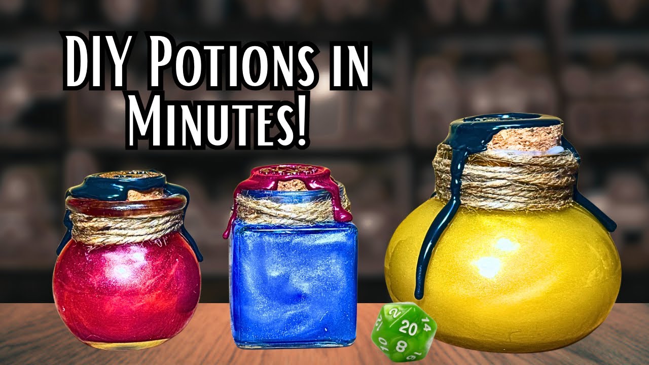 The Secret To Making Potion Props for Dungeons and Dragons