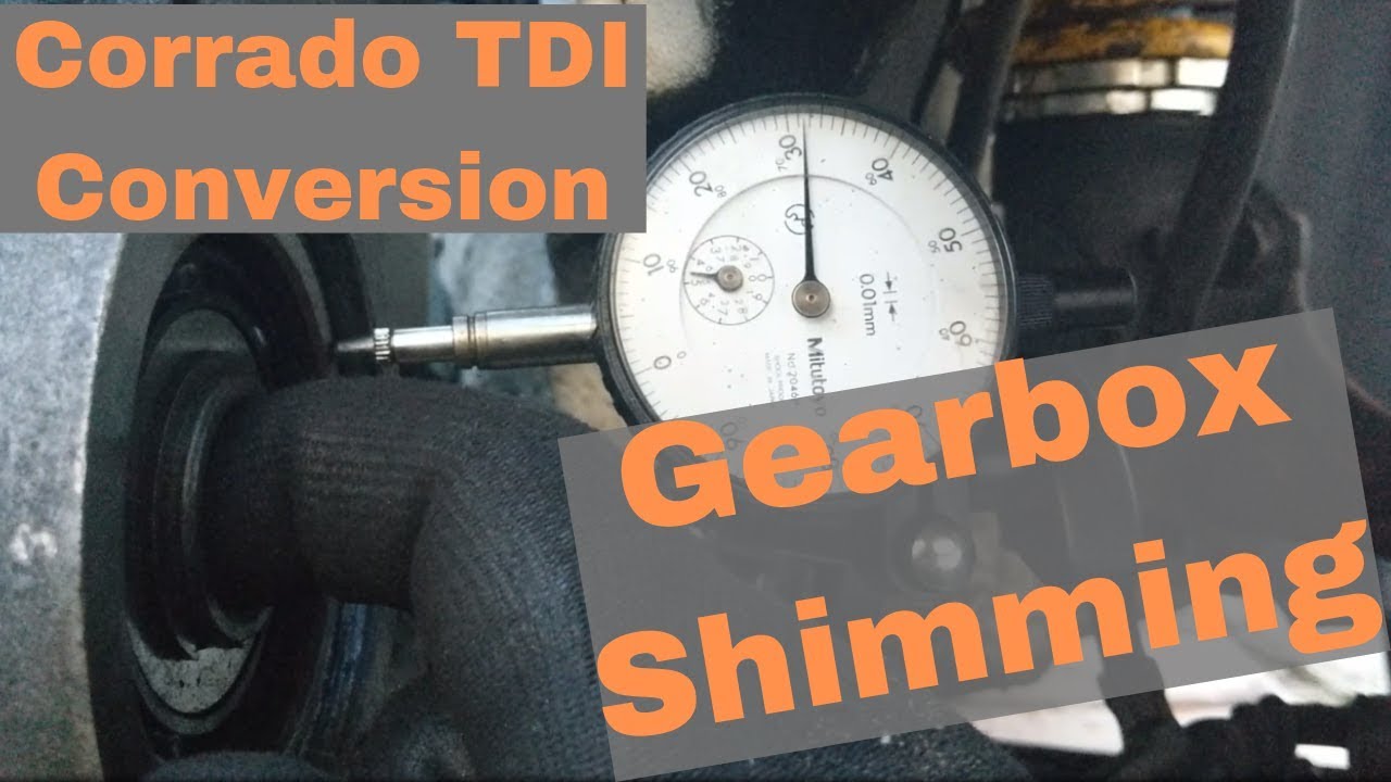 VW Corrado TDI Conversion - Ep4. Gearbox Internal Inspection - 02M 6 Speed Shims