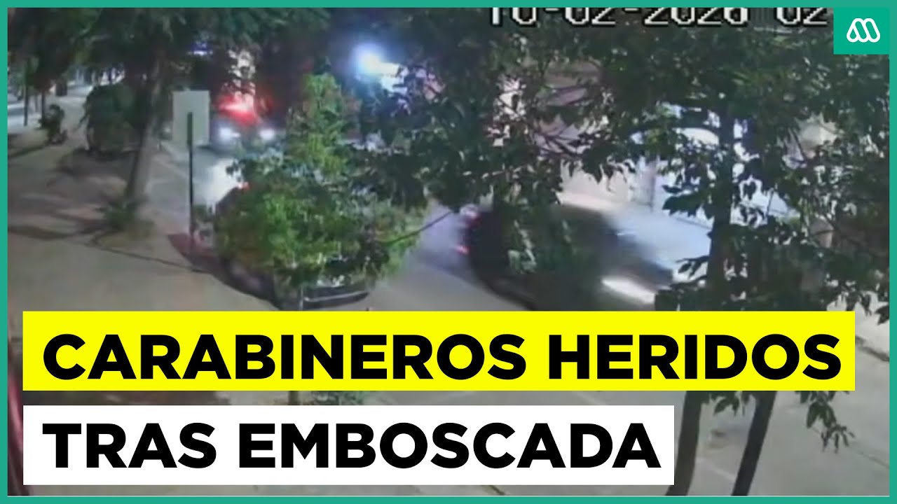 Carabineros heridos tras emboscada de delincuentes