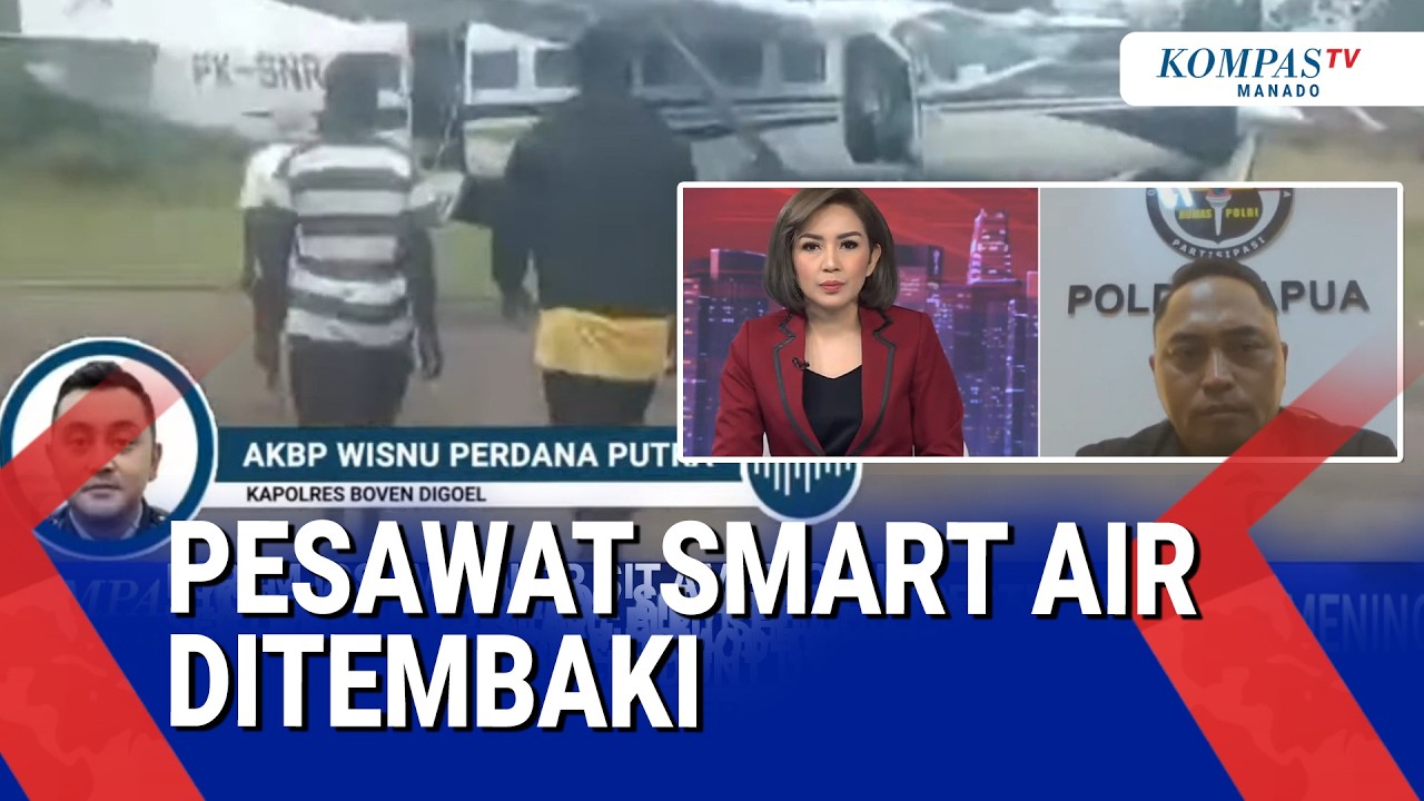 PESAWAT SMART AIR DITEMBAKI, PILOT & KOPILOT MENINGGAL