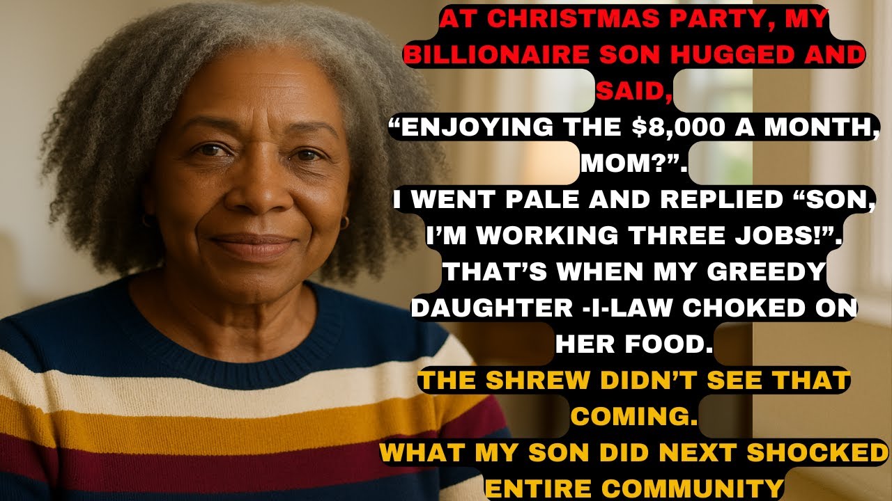At Christmas, My Billionaire Son Asked If I Got My $8K Allowance. I Was Confused—Then My DIL Froze.