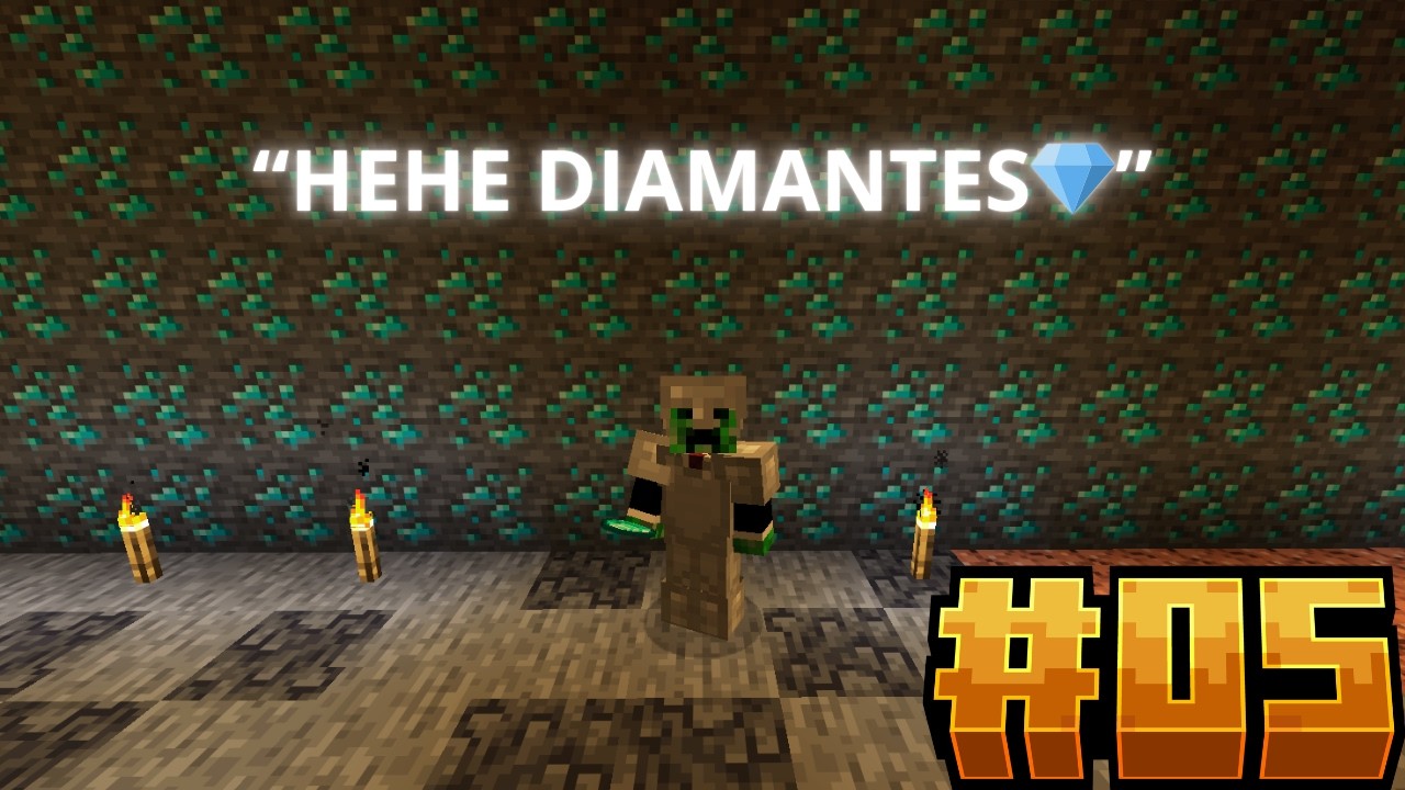Minecraft Survival: A Grande Jornada #5 | Finalmente Achei Diamantes! 💎