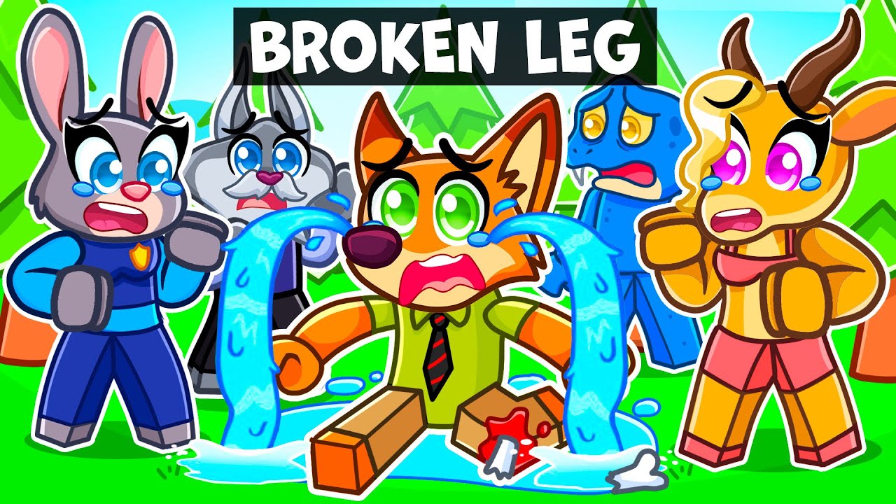 Nick Wilde BROKE His LEG In Roblox... (Zootopia 2)