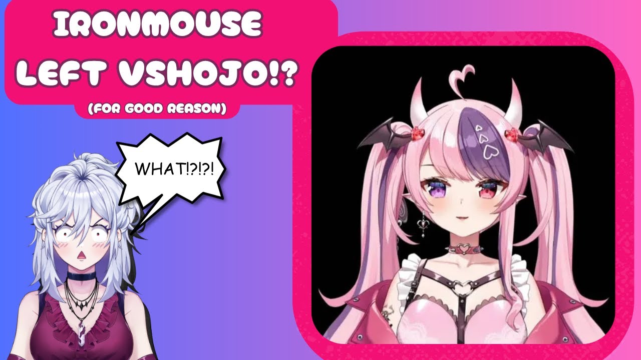 Ironmouse Leaves VShojo!? - Ezra Reacts.