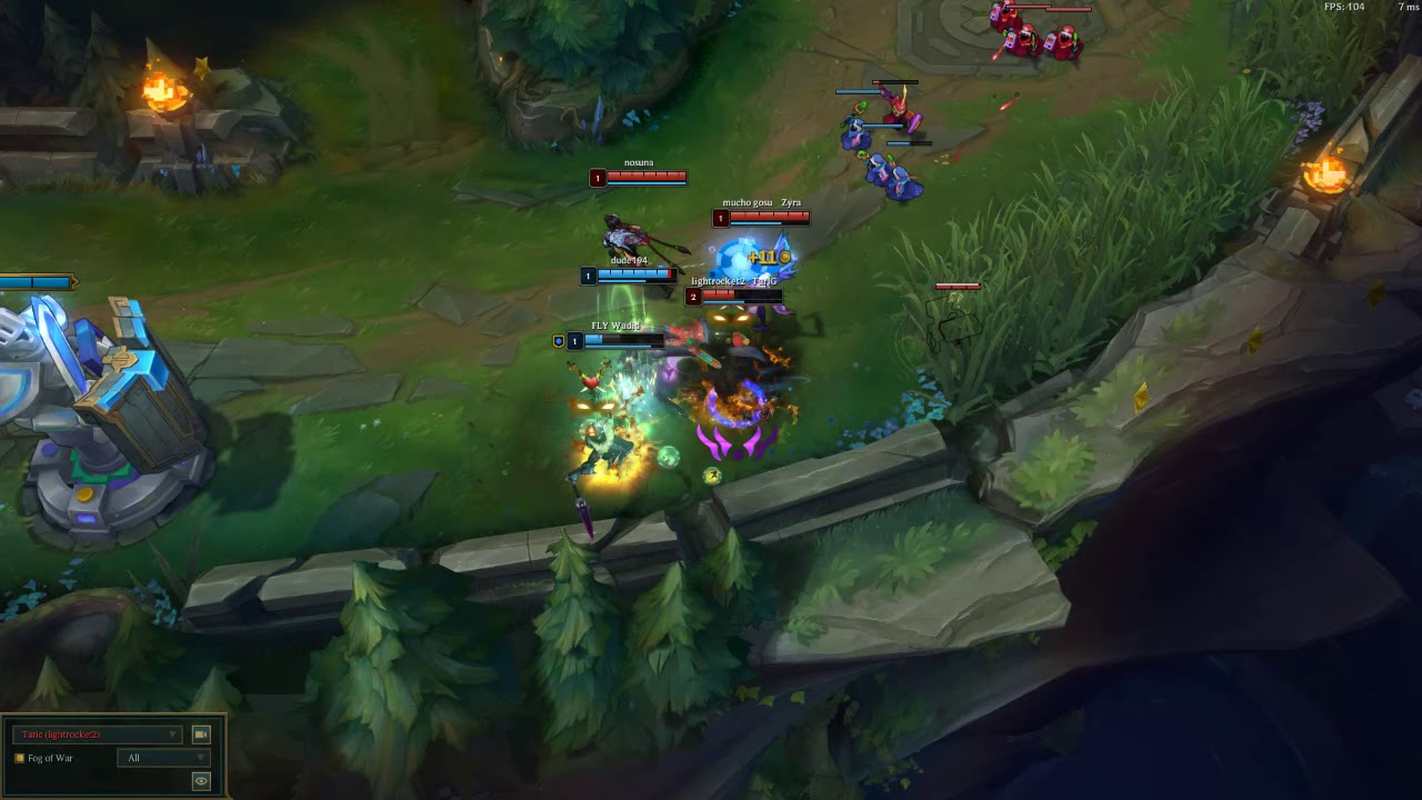Taric JG bot gank vs Pyke