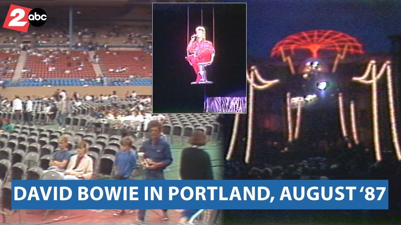 David Bowie brings Glass Spider Tour to Portland at Civic Stadium - August 14, 1987
