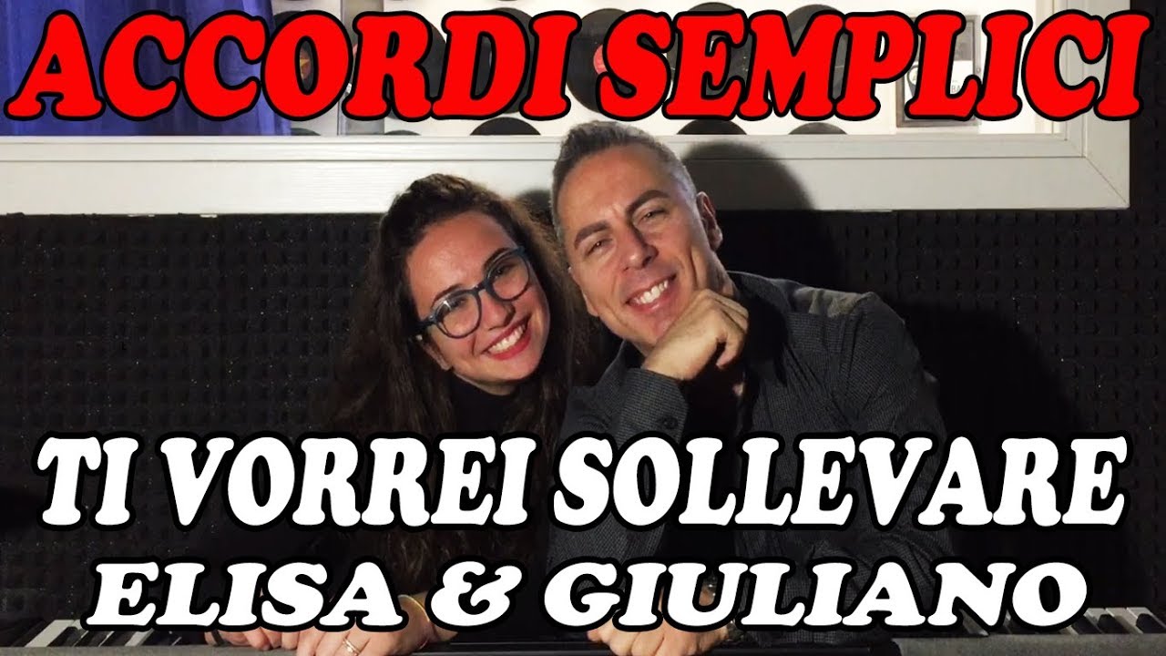 #71 Ti vorrei sollevare (Elisa & Giuliano Sangiorgi) - Tutorial Pianoforte - Accordi facili