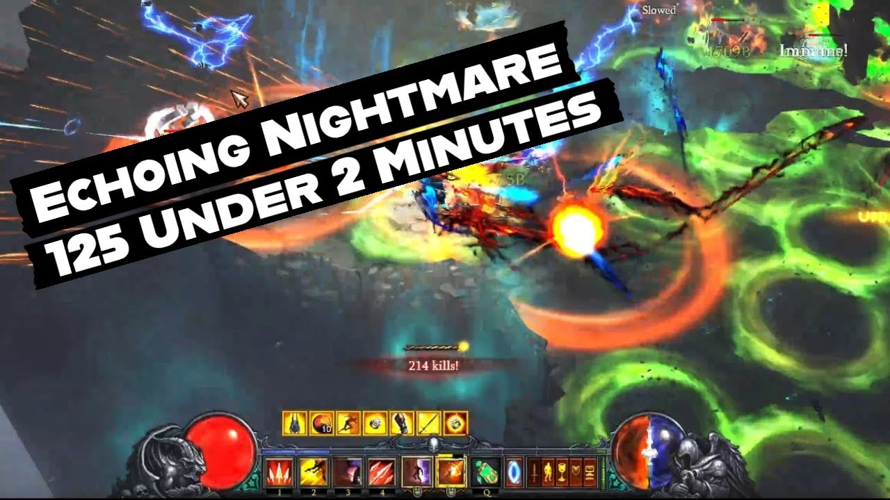 Diablo 3 - Season 27 - Echoing Nightmare 125 Under 2 Minutes