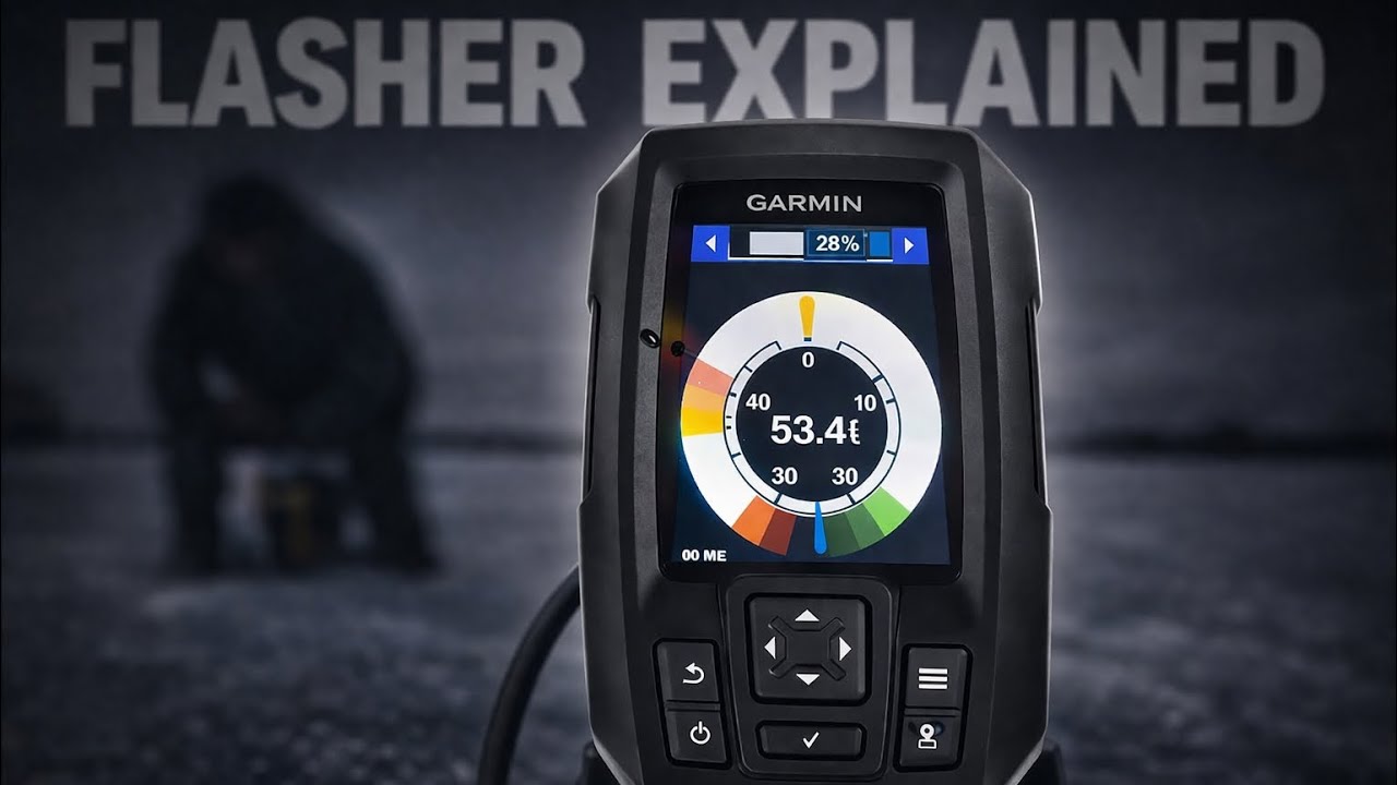GARMIN STRIKER 4 Ice Fishing Flasher Explained (Beginner to Pro Guide)