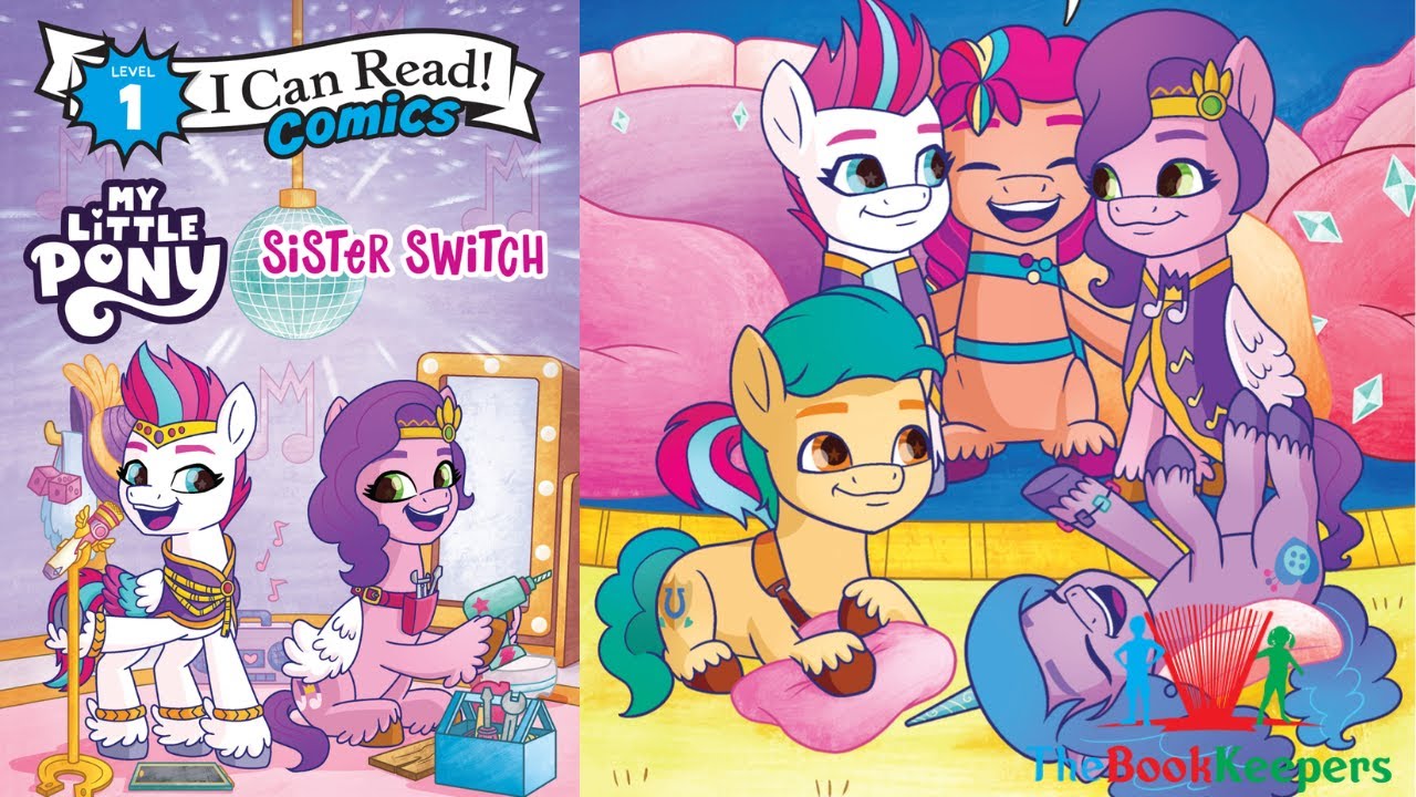 🦄 Kids Book Read Aloud: My Little Pony : Sister Switch