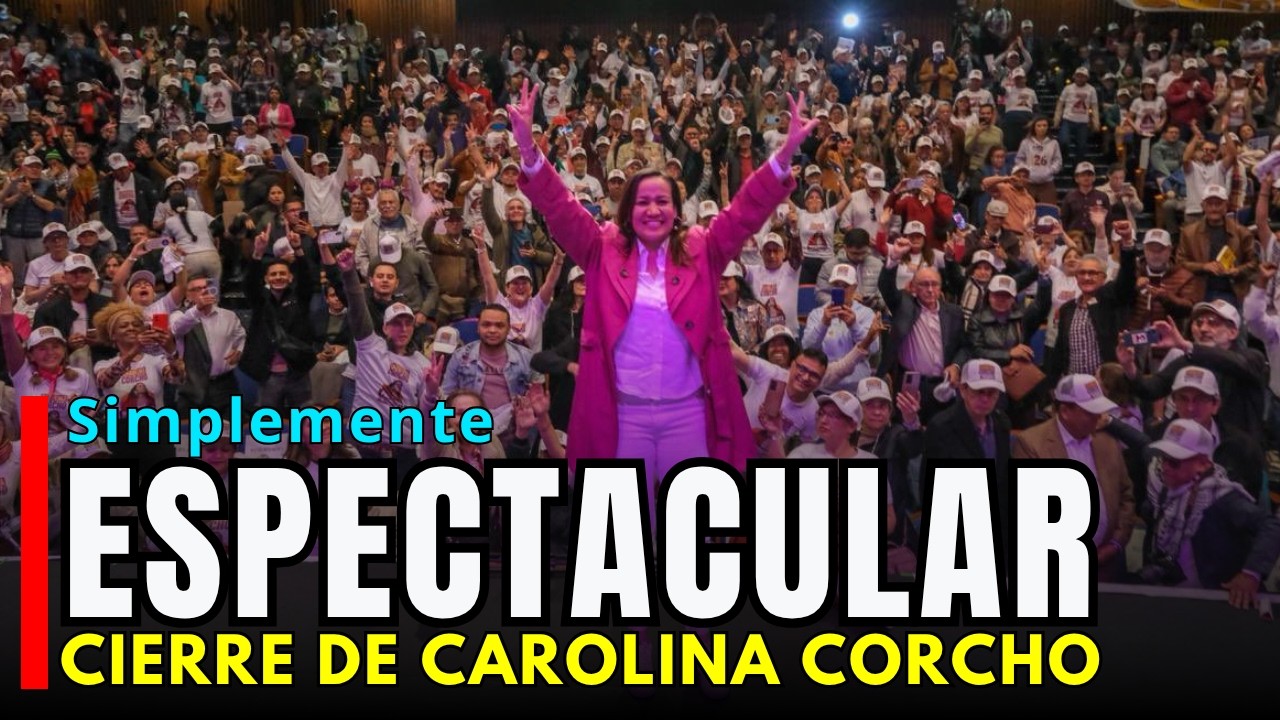 El increíble cierre de campaña de Carolina Corcho: discurso, emoción y multitud