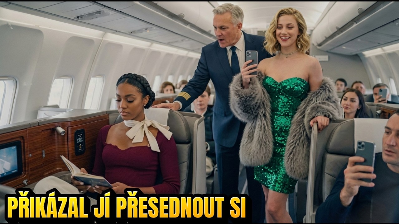 Pilot přikáže černošce, aby si vyměnila místo